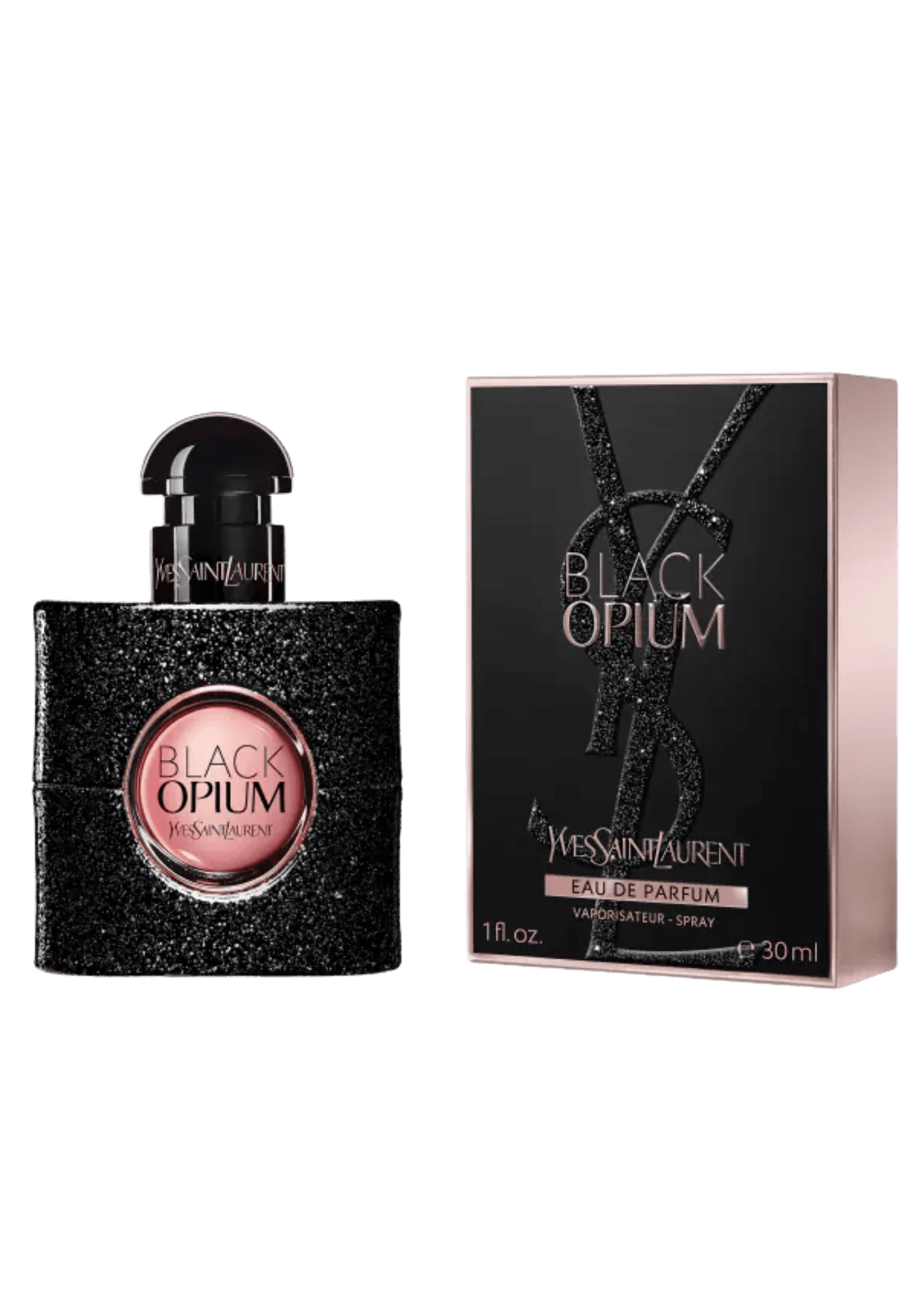 Black Opium pailleté avec son coffret